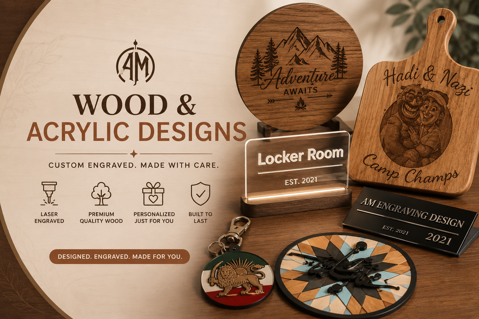 Wood & Acrylic Designs
