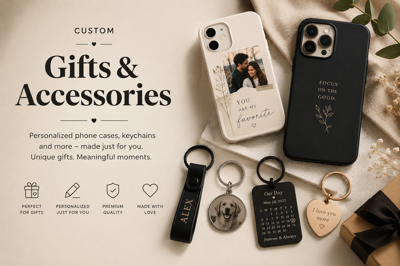 Custom Gifts & Accessories