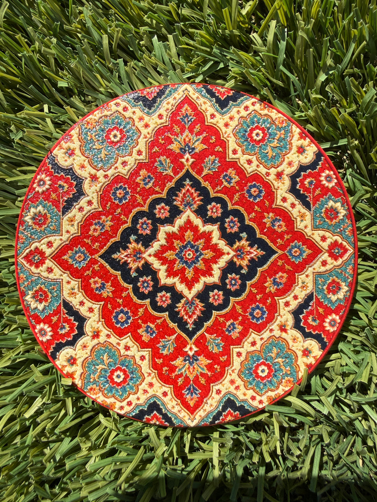 Persian Rug Ceramic Coasters – Set of 4 | 10 cm