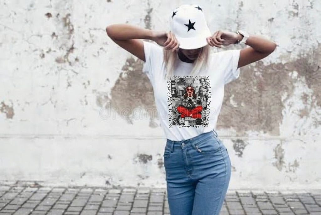Persian Art Collage T-Shirt – Vintage Iran Inspired Design