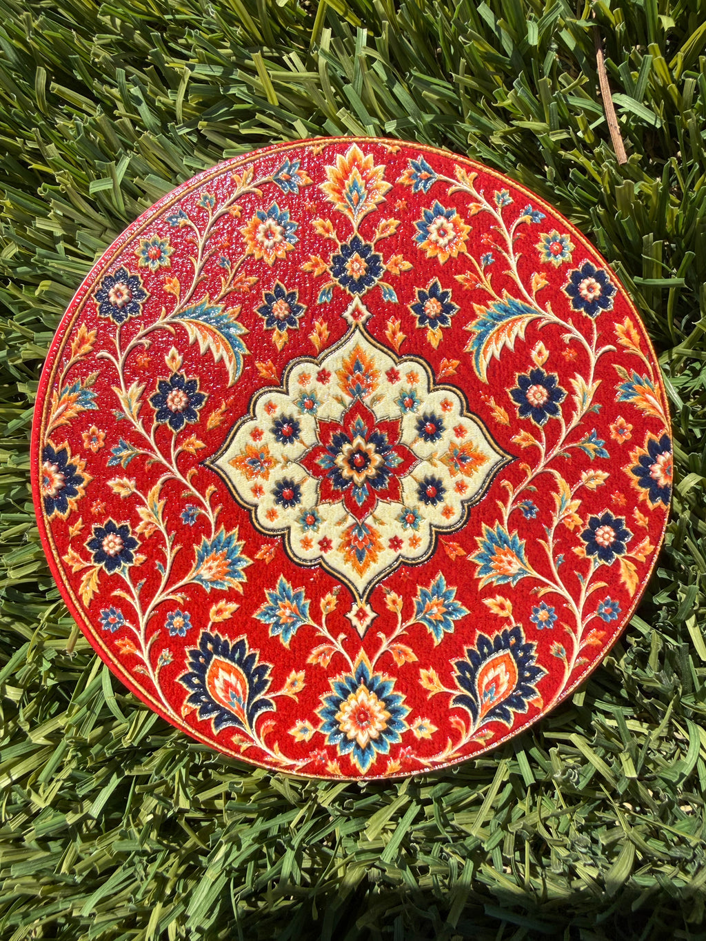 Persian Rug Ceramic Coasters – Set of 4 | 10 cm