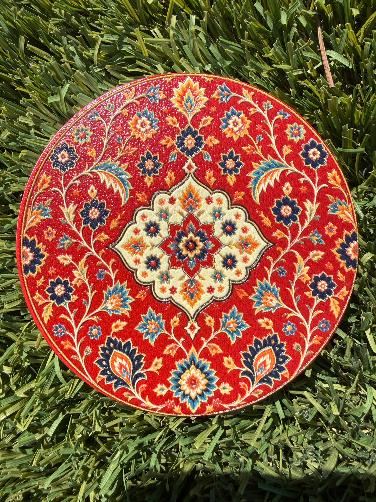 Persian Rug Ceramic Coasters – Set of 4 | 10 cm