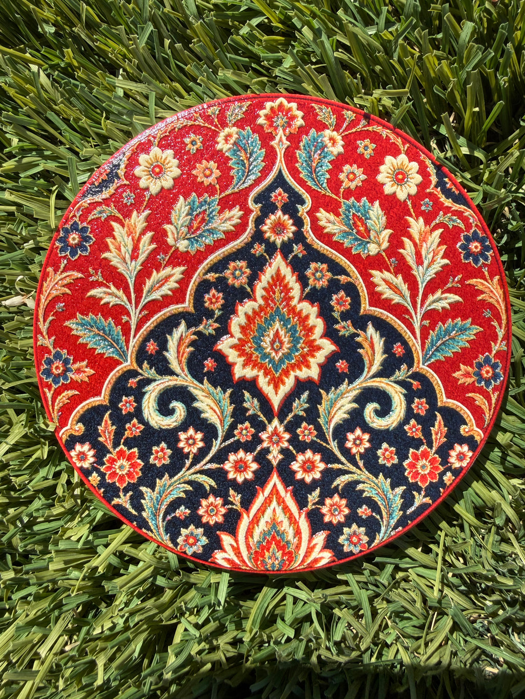 Persian Rug Ceramic Coasters – Set of 4 | 10 cm