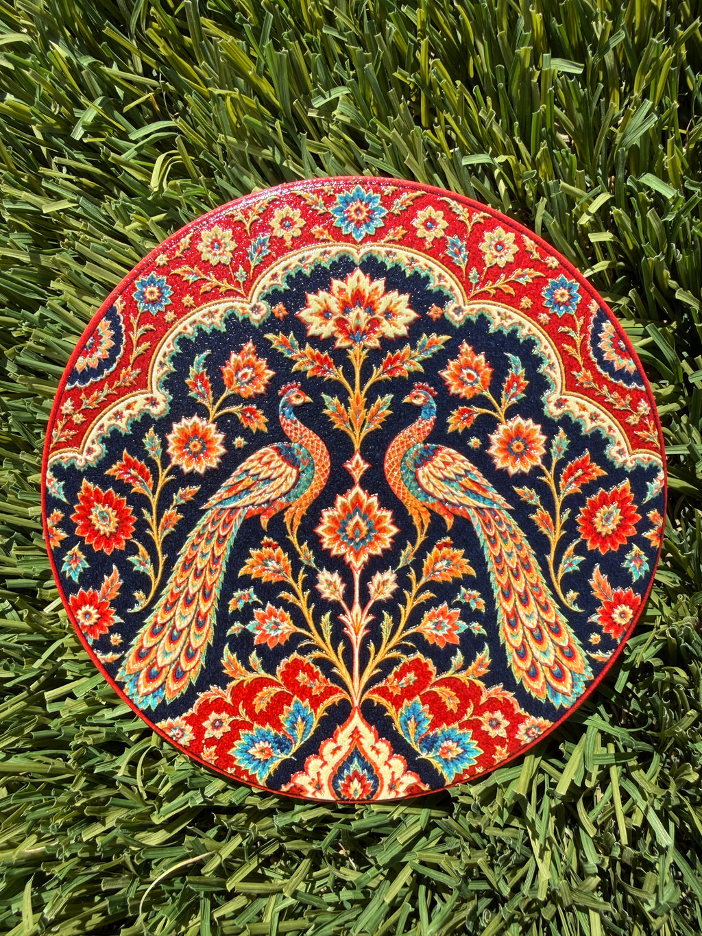 Persian Rug Ceramic Coasters – Set of 4 | 10 cm
