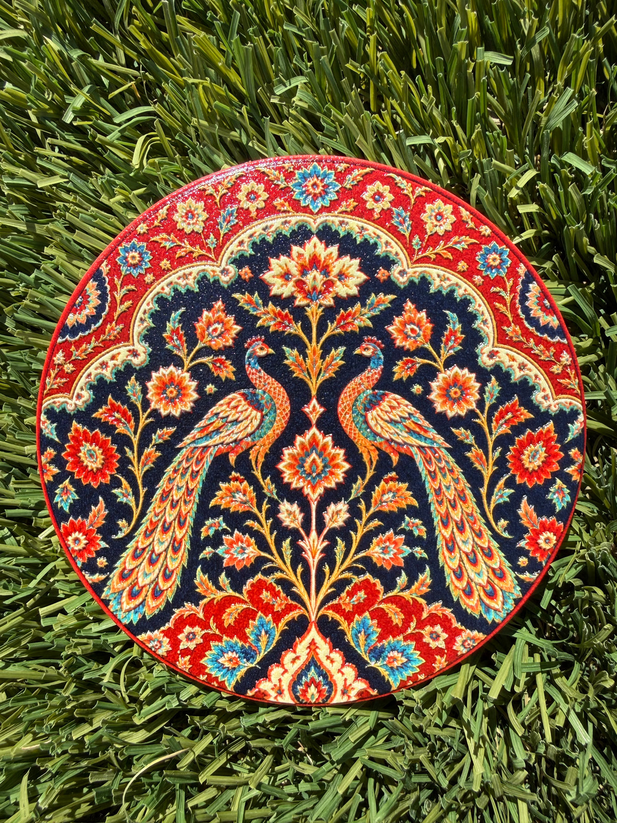 Persian Rug Ceramic Coasters – Set of 4 | 10 cm