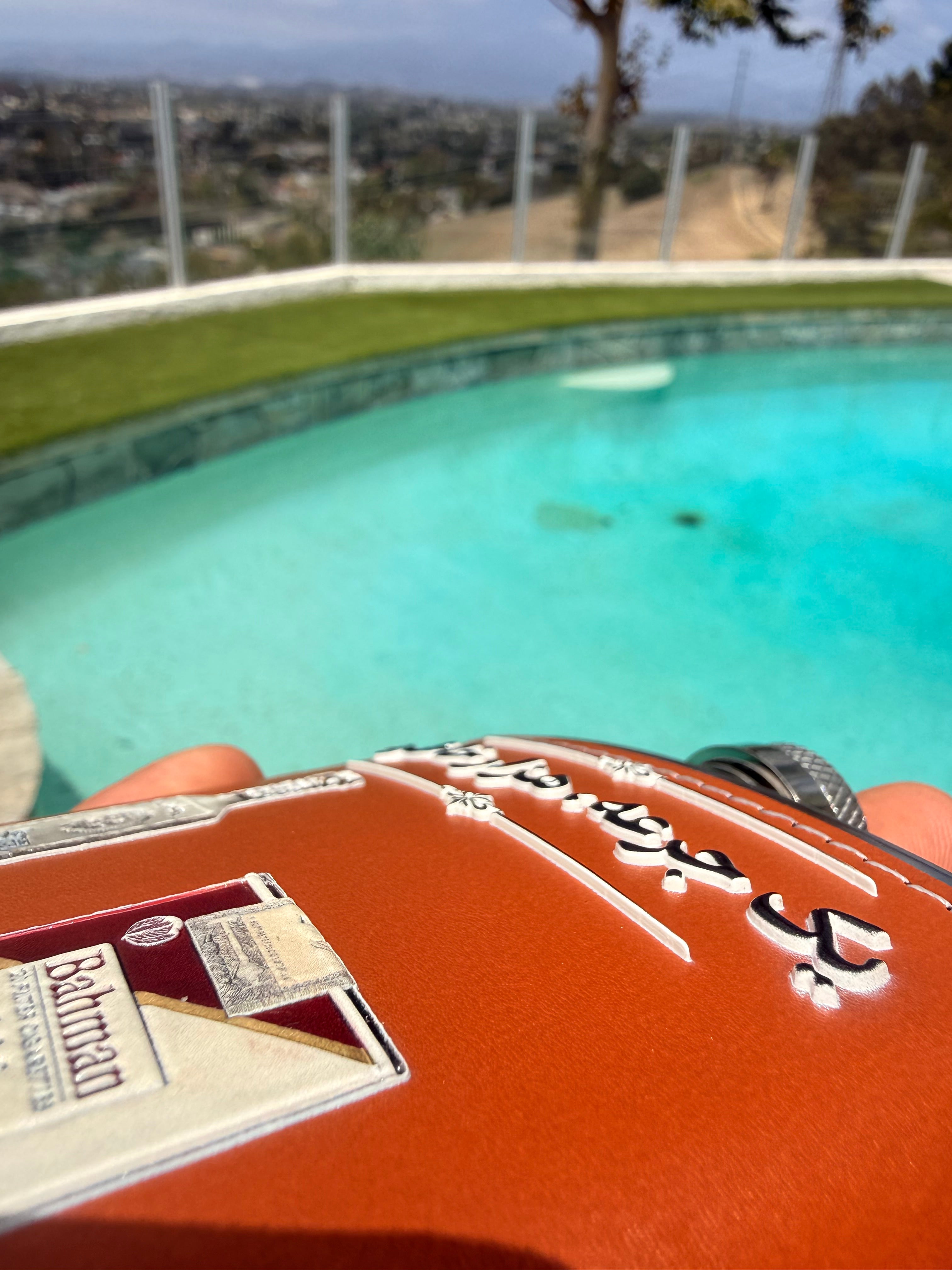 Personalized Leather Flask