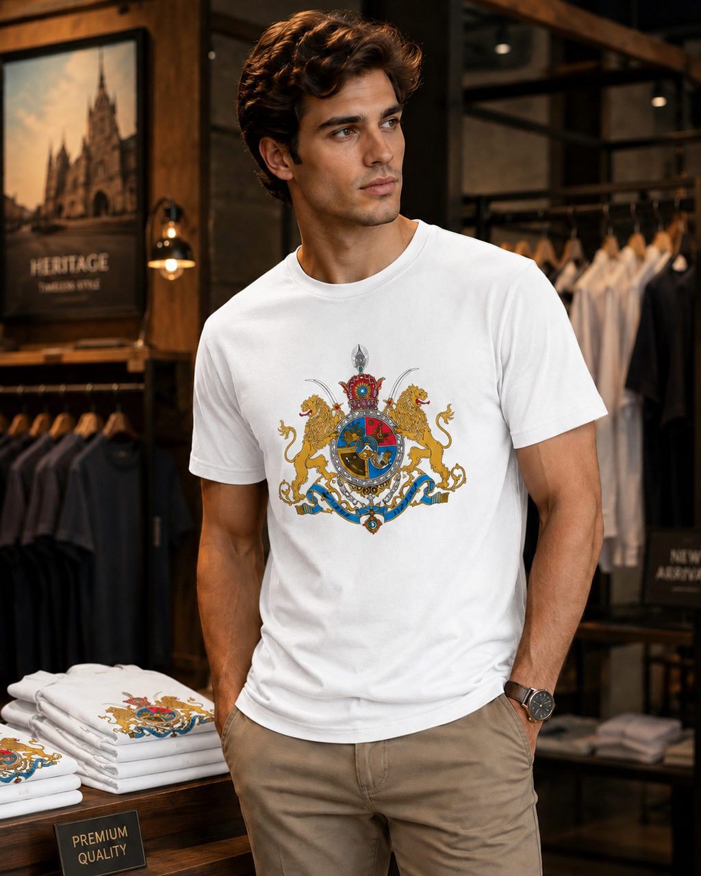 Imperial Lion & Sun Heritage T-Shirt