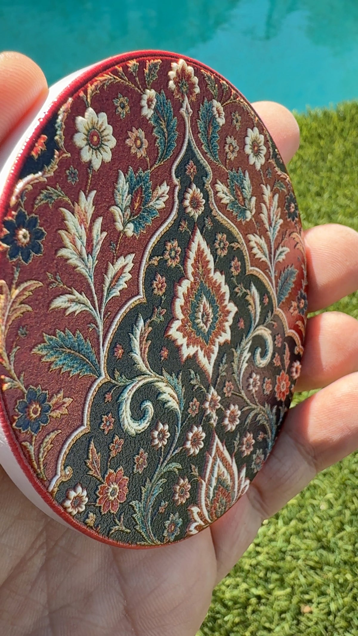 Persian Rug Ceramic Coasters – Set of 4 | 10 cm
