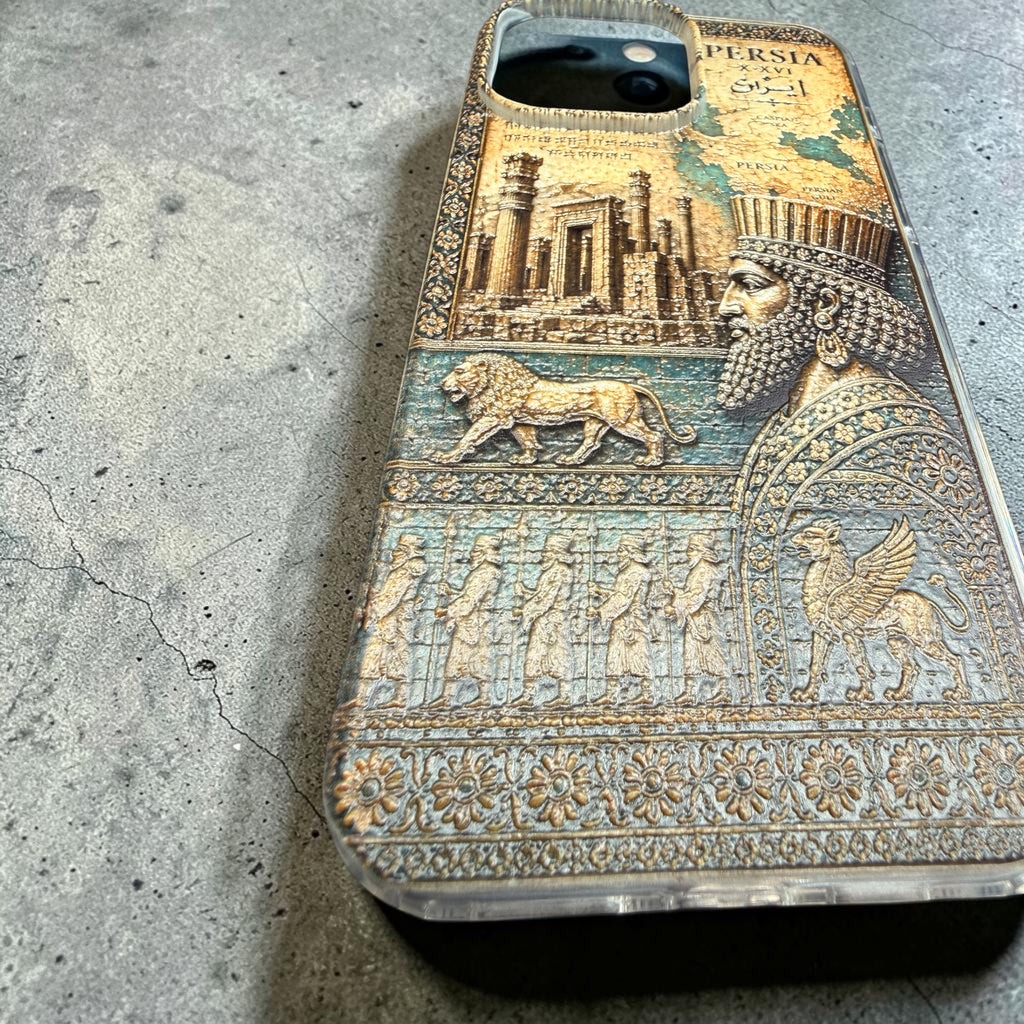 Ancient Persia 3D Textured iPhone Case