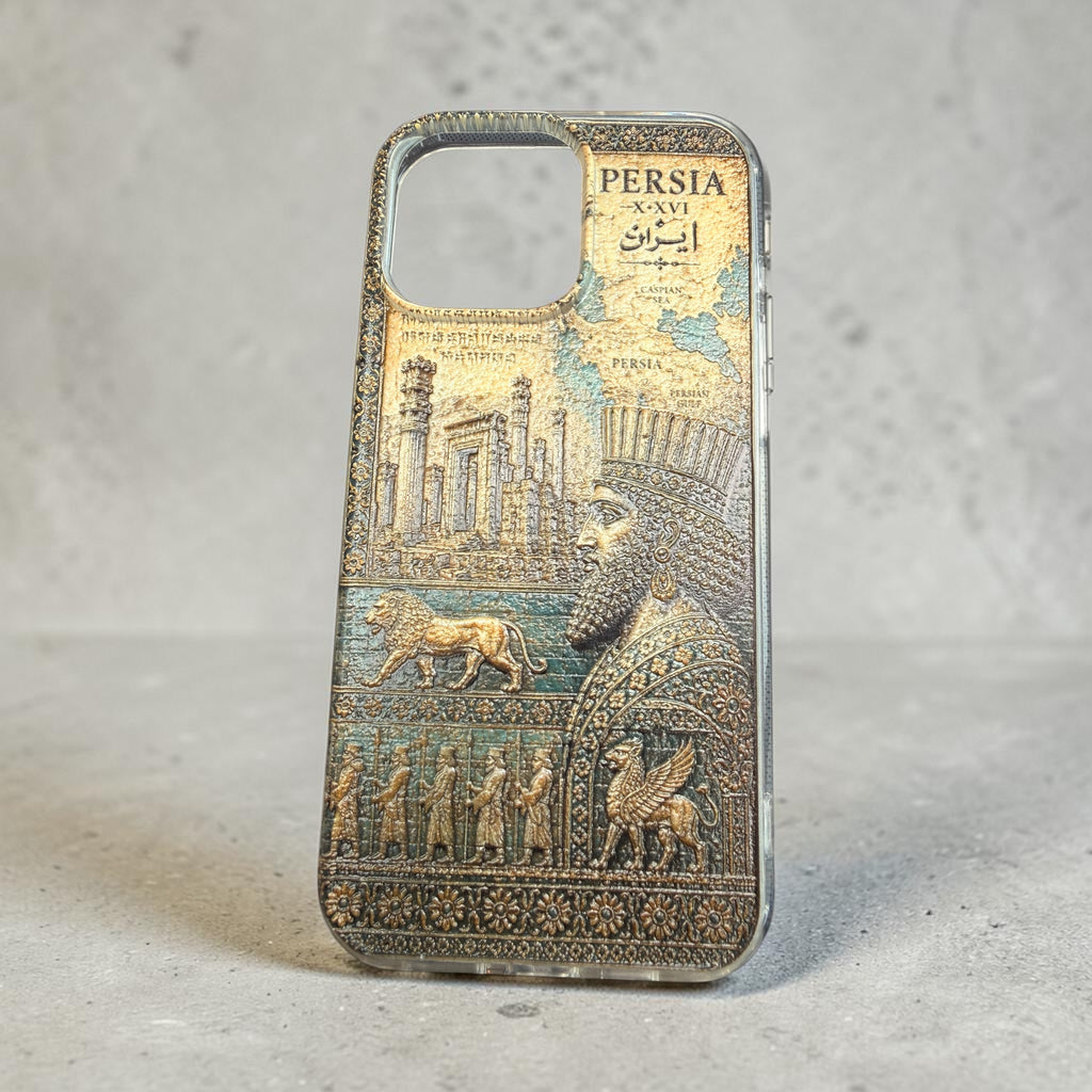Ancient Persia 3D Textured iPhone Case