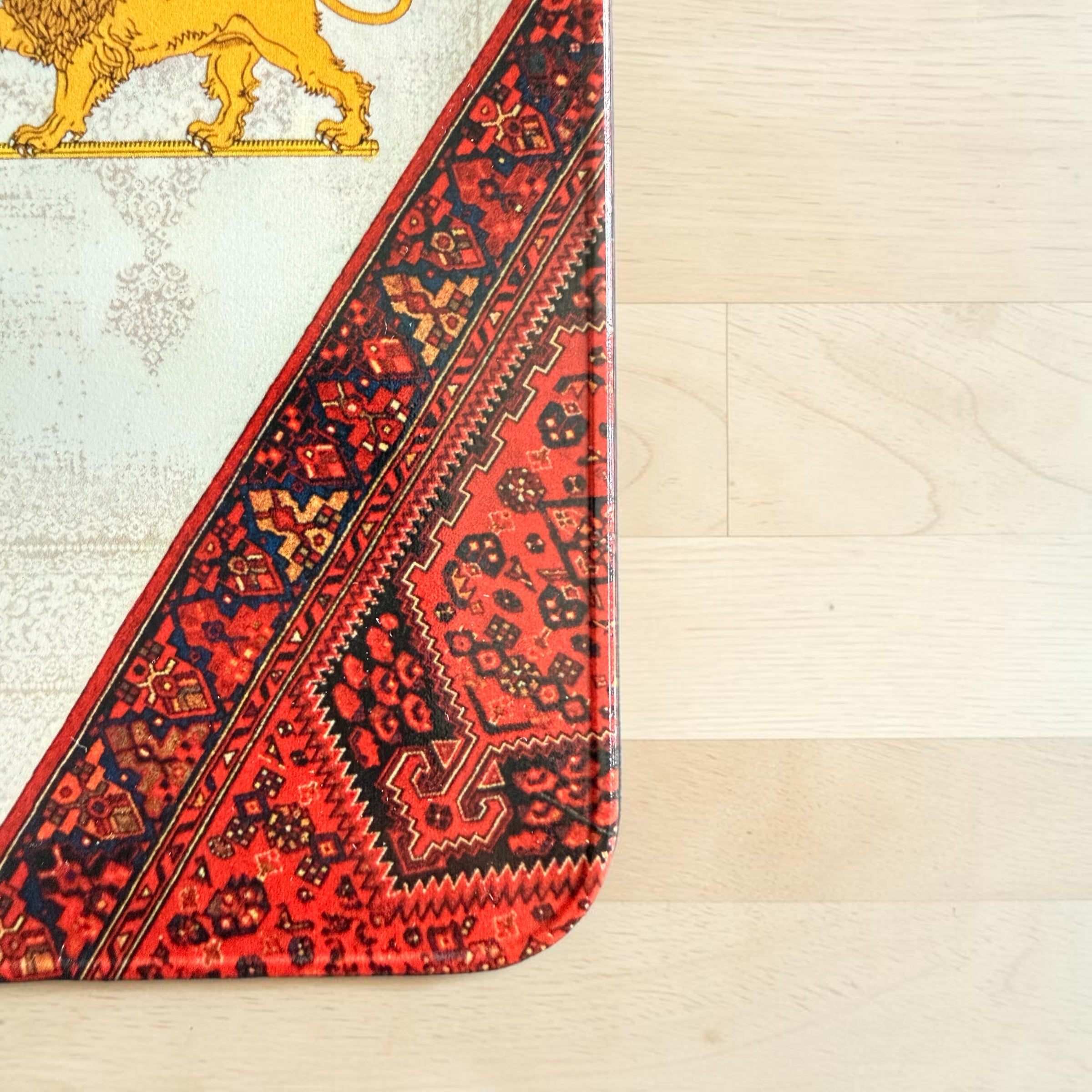 Persian Lion & Sun Textured iPhone Case